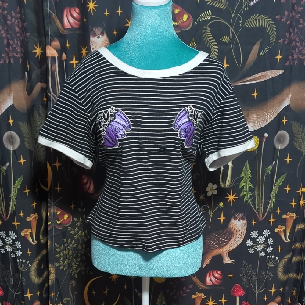 Hell Bunny Bat Crop Tee